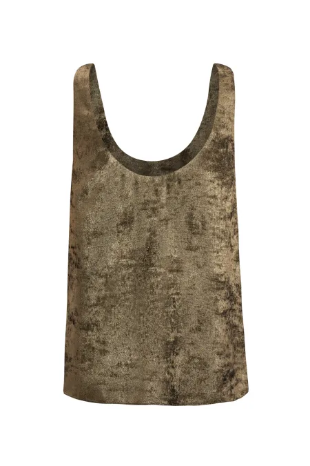 Топ с металлизированным эффектом