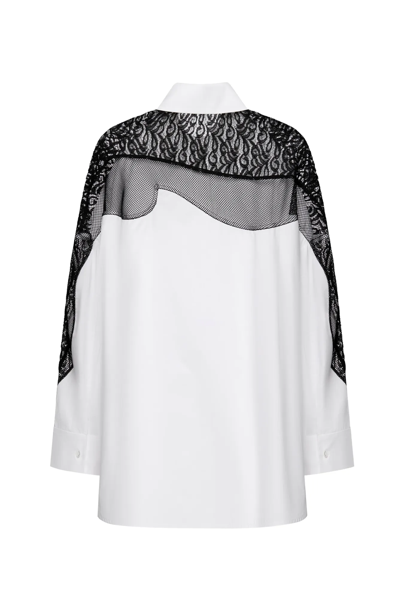 Блуза из 100% хлопка с кружевом