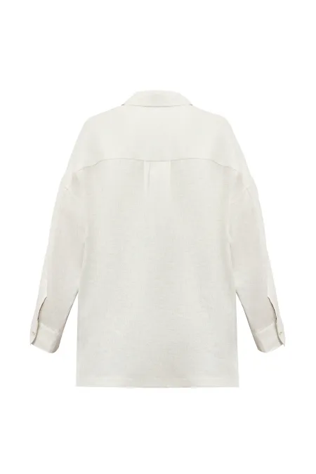 Блуза свободного силуэта