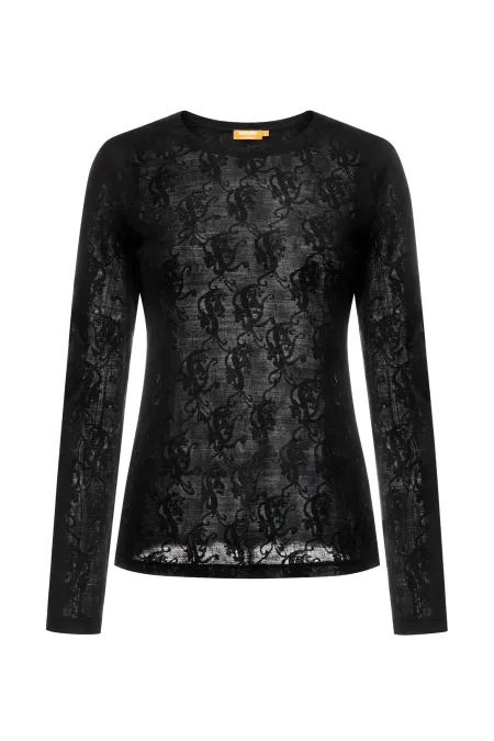 Лонгслив с вышивкой