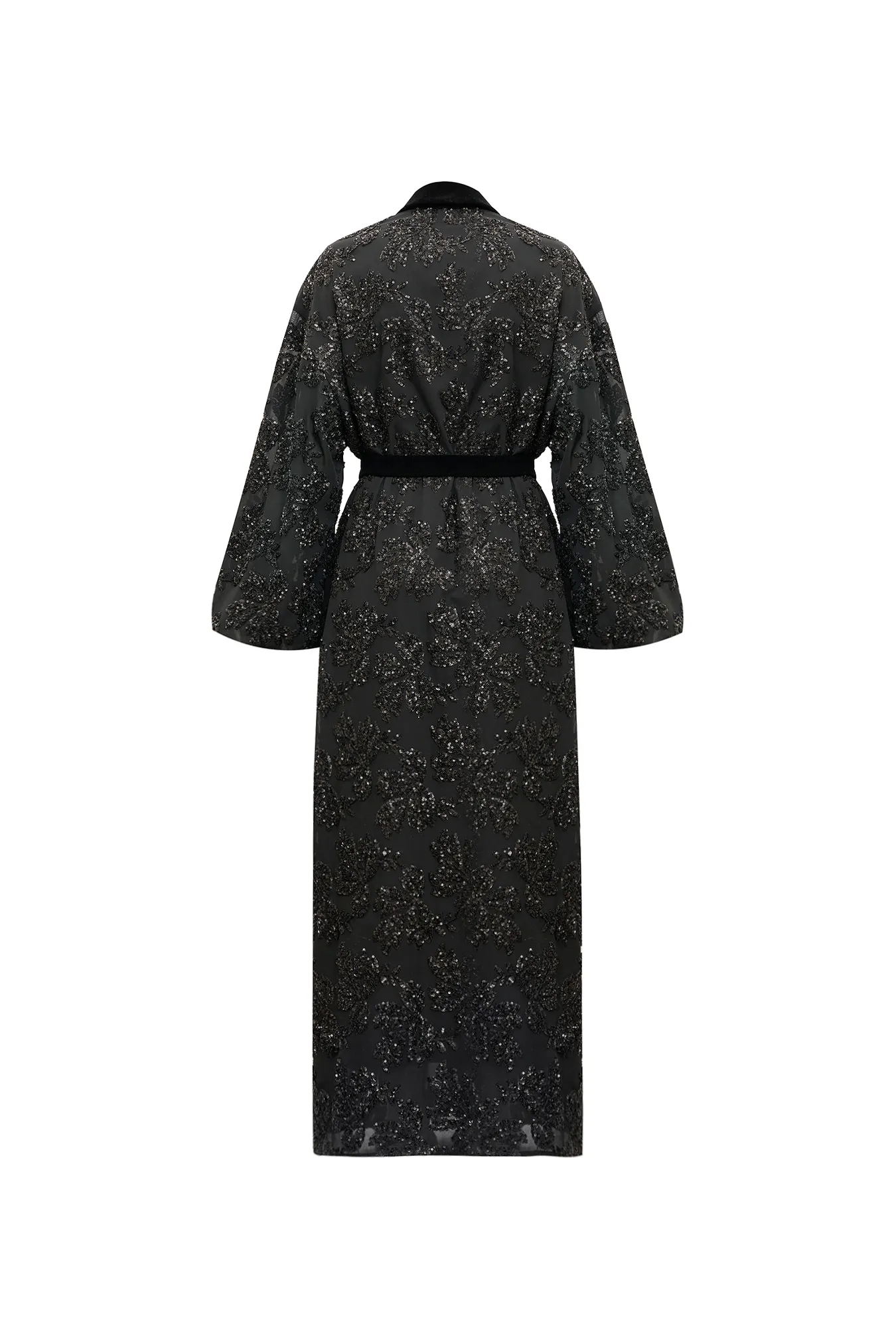 Свободное платье-рубашка с рукавами-баллонами