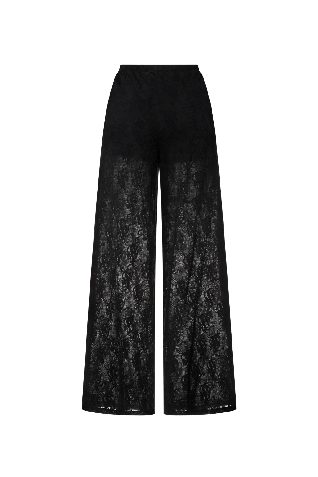 Полупрозрачные брюки с вышивкой