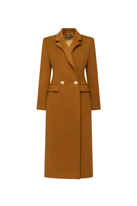 Пальто из 100% шерсти