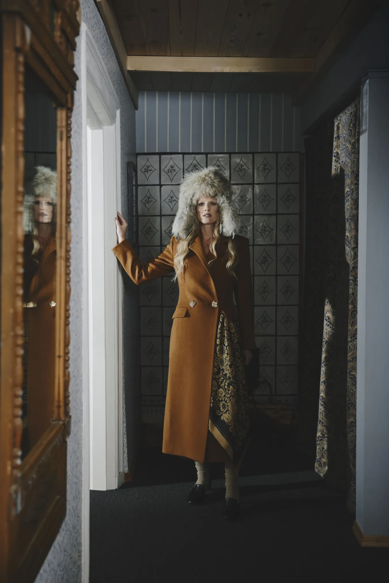 Пальто из 100% шерсти