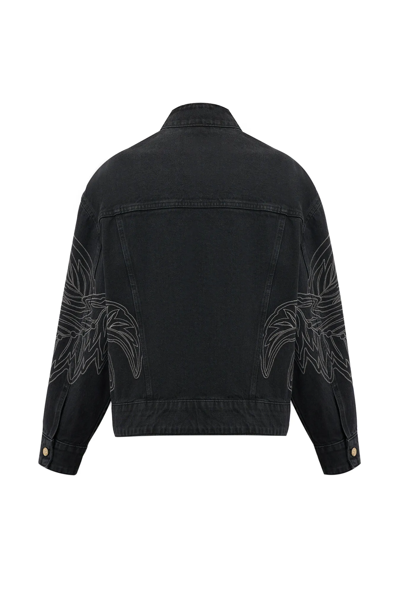 Джинсовая куртка с вышивкой