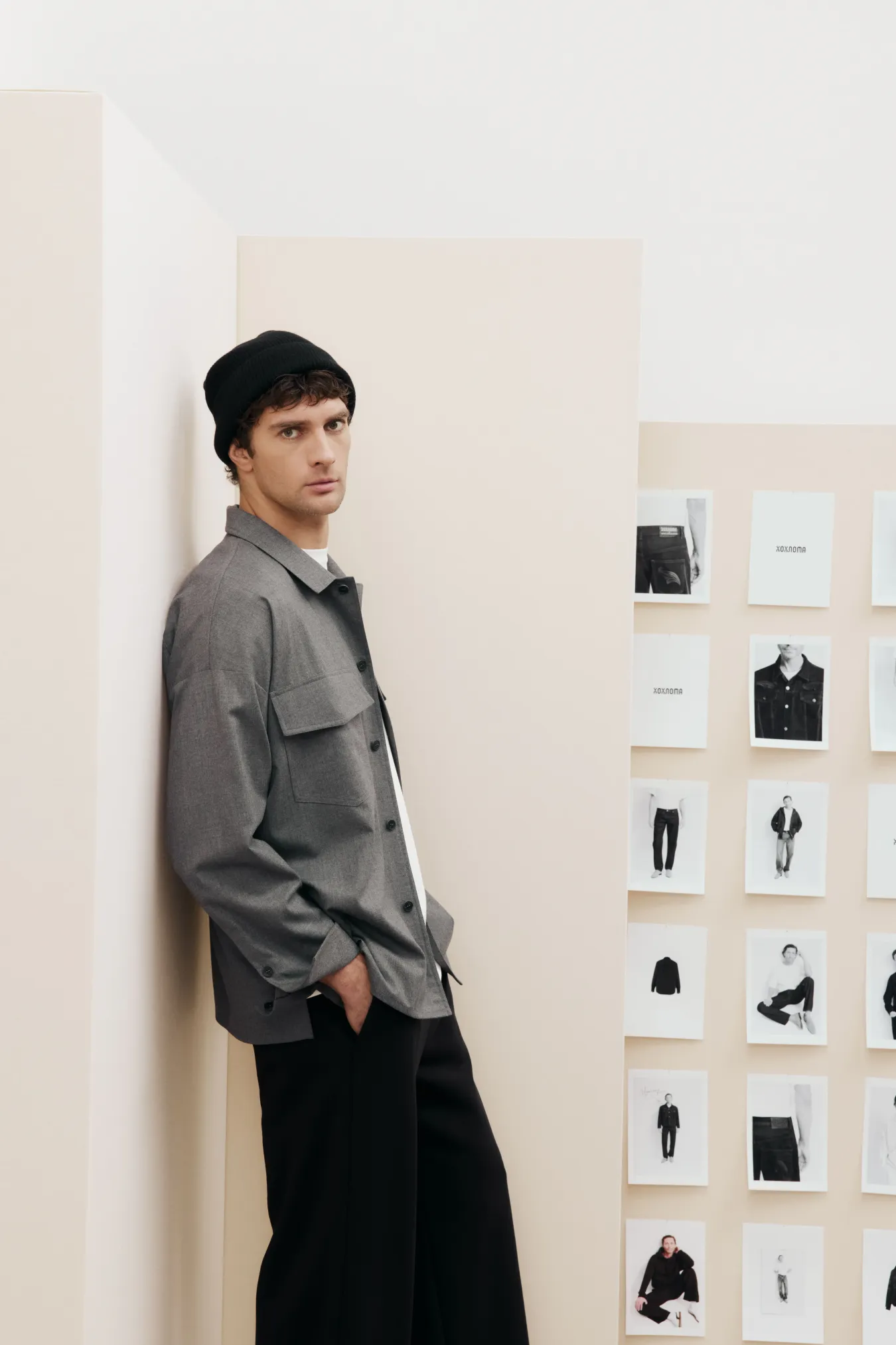 Мужская рубашка из шерсти