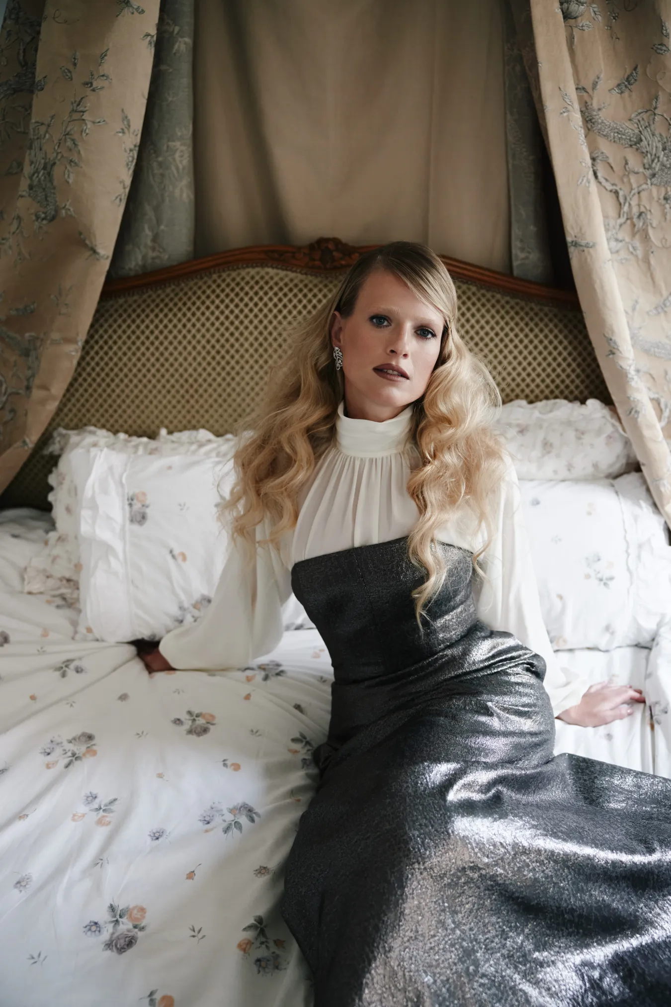 Шелковая блуза