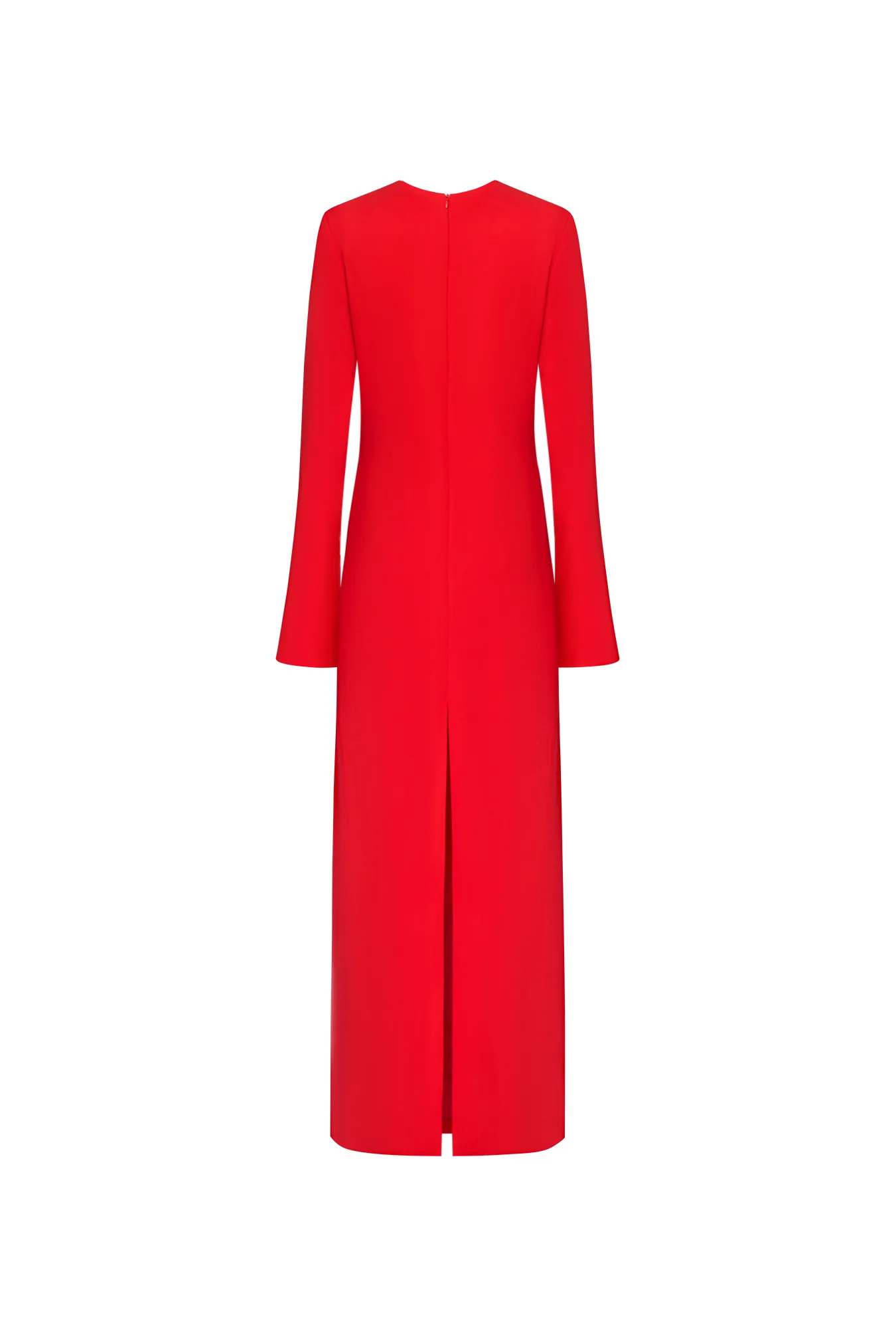 Платье-макси с вырезом