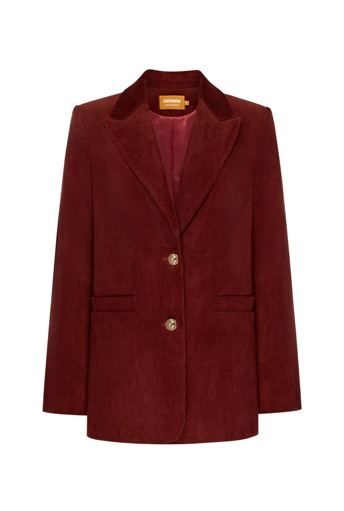 Жакет из хлопкового вельвета