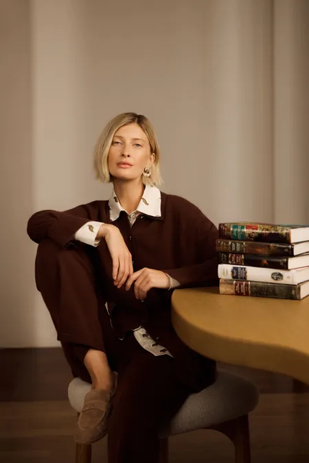 Трикотажные брюки из 100% кашемира