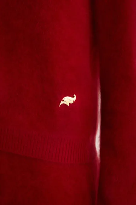 Джемпер c V-образным вырезом из 100% кашемира