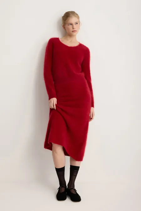 Трикотажная юбка из 100% кашемира