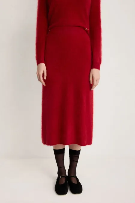 Трикотажная юбка из 100% кашемира