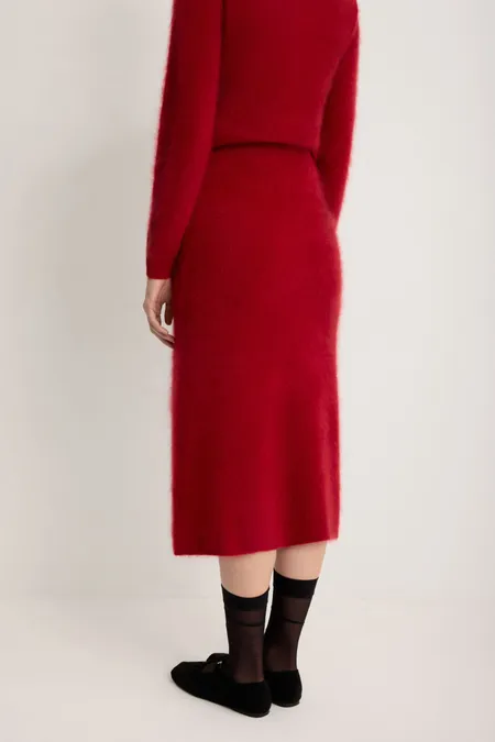 Трикотажная юбка из 100% кашемира