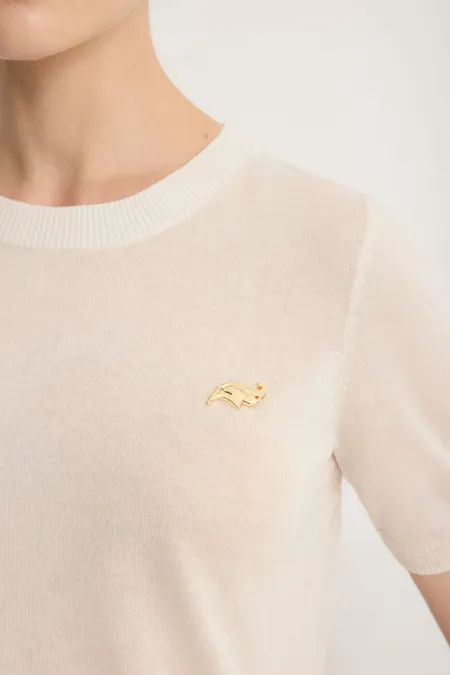 Джемпер с коротким рукавом