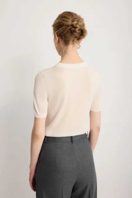 Джемпер с коротким рукавом