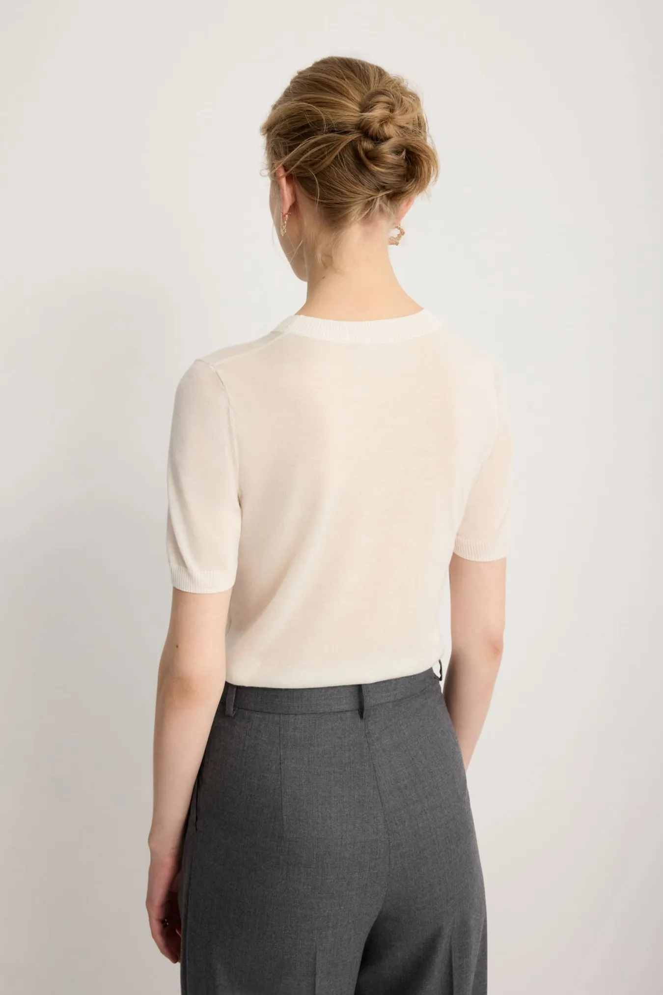 Джемпер с коротким рукавом