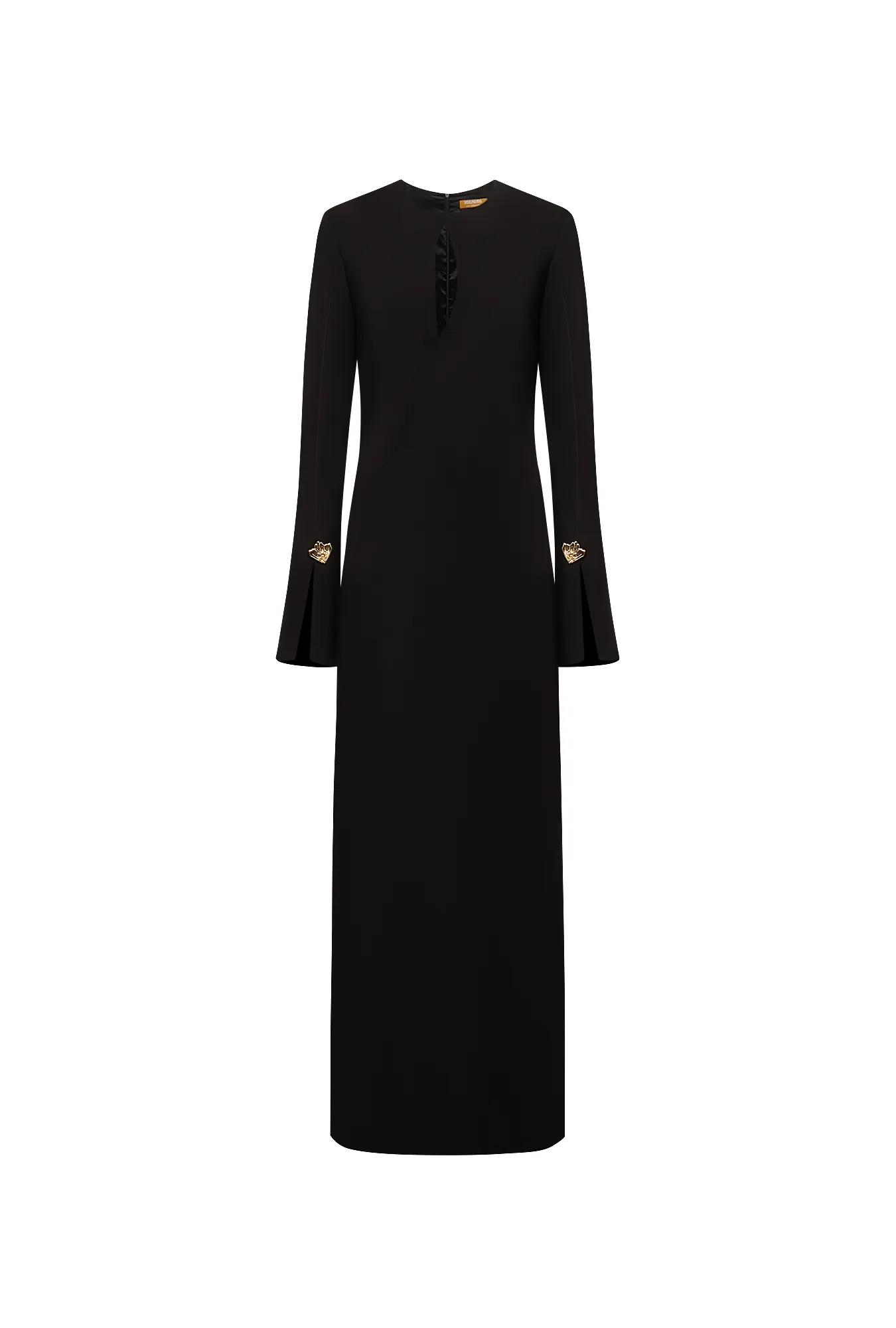 Макси-платье с вырезом «лепесток»