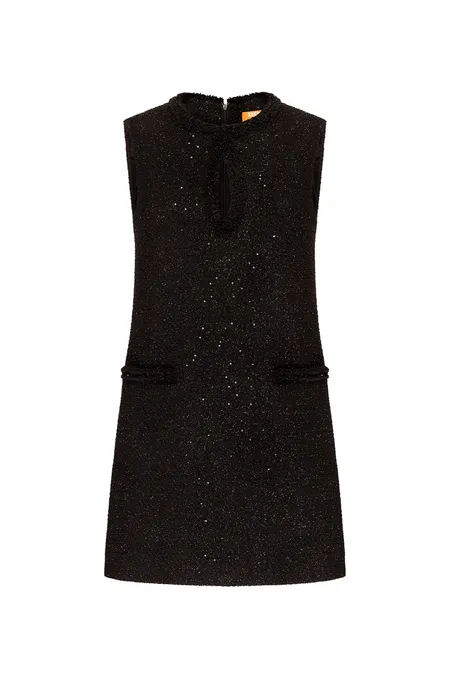 Мини-платье из смесовой шерсти