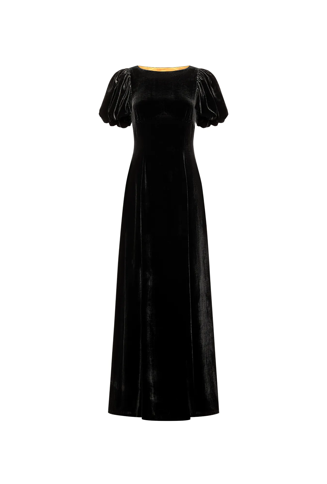 Платье макси из бархата