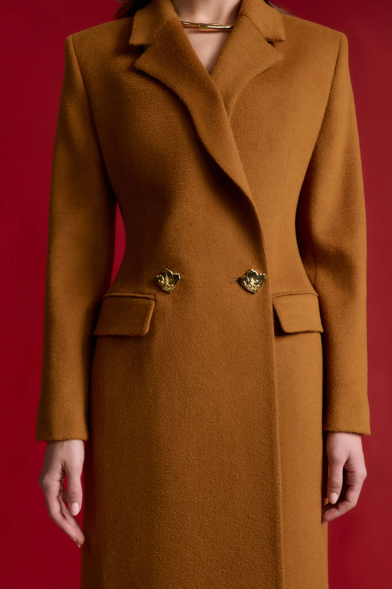 Пальто из 100% шерсти