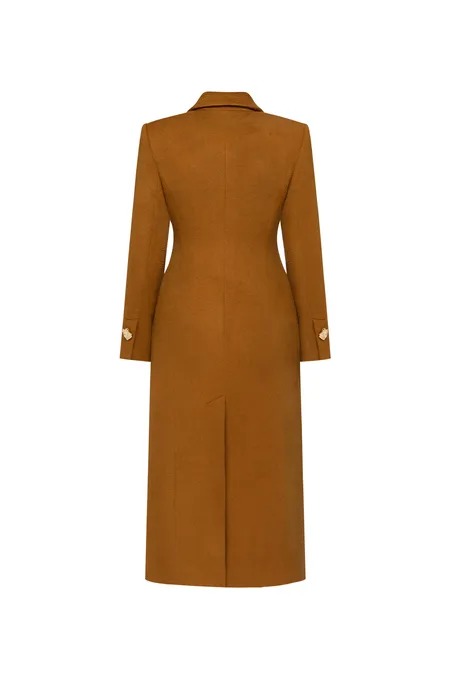 Пальто из 100% шерсти