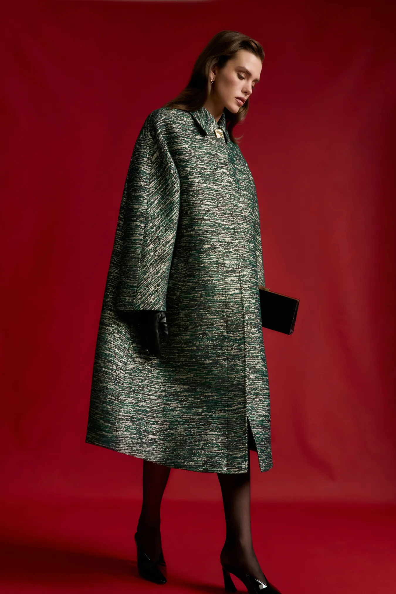 Пальто из смесовой шерсти