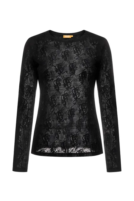 Лонгслив с вышивкой