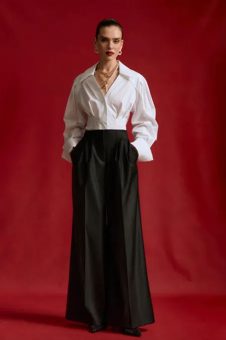 Брюки из костюмной ткани