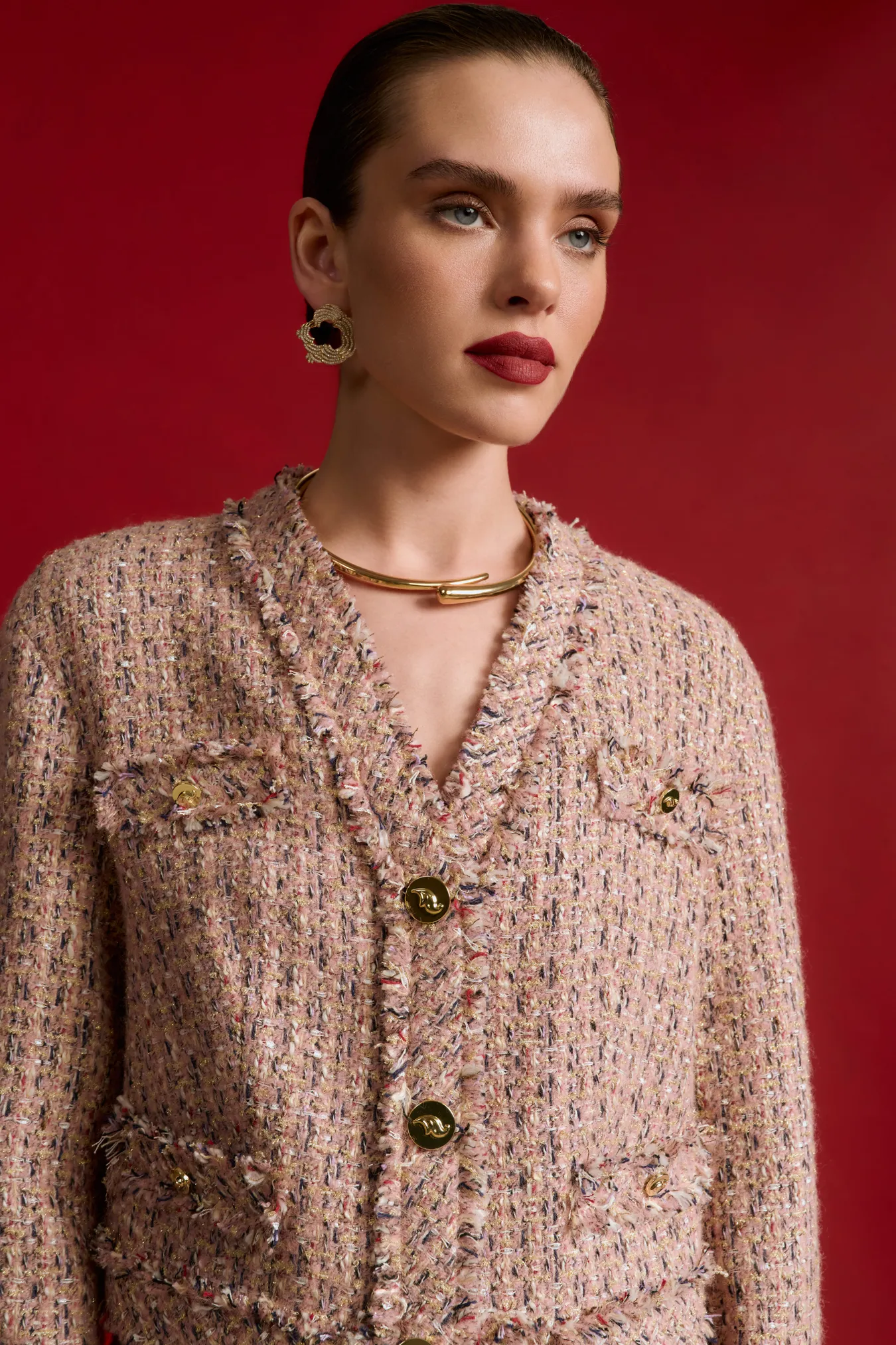 Твидовый жакет