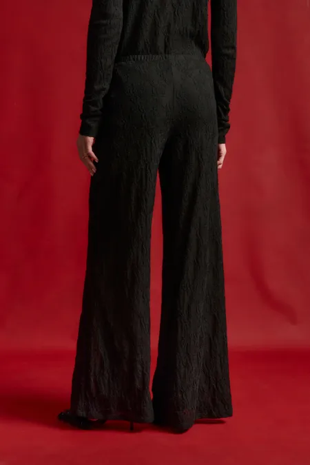 Полупрозрачные брюки с вышивкой