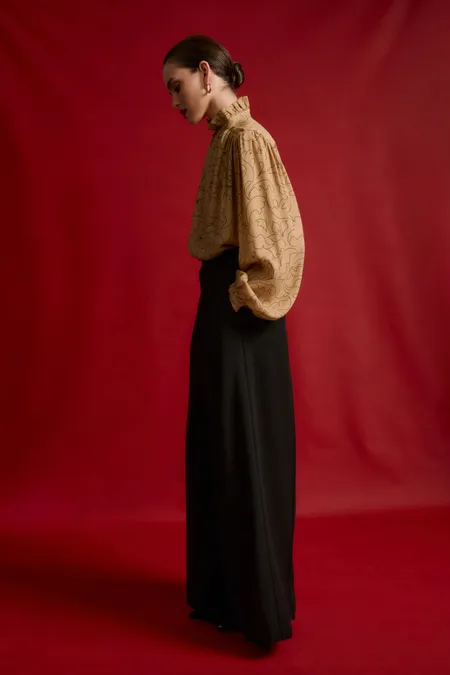 Блуза из 100% шелка