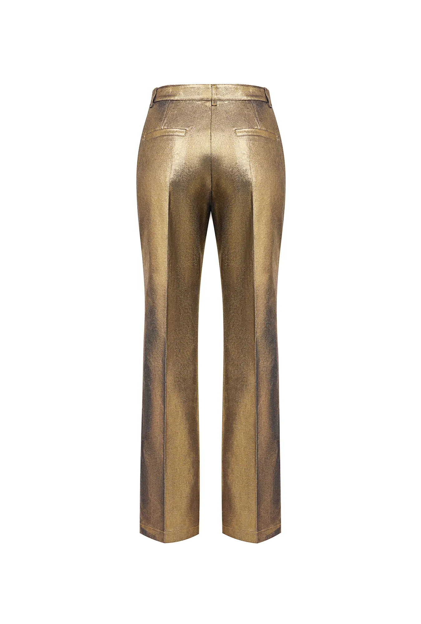 Джинсы с золотым напылением