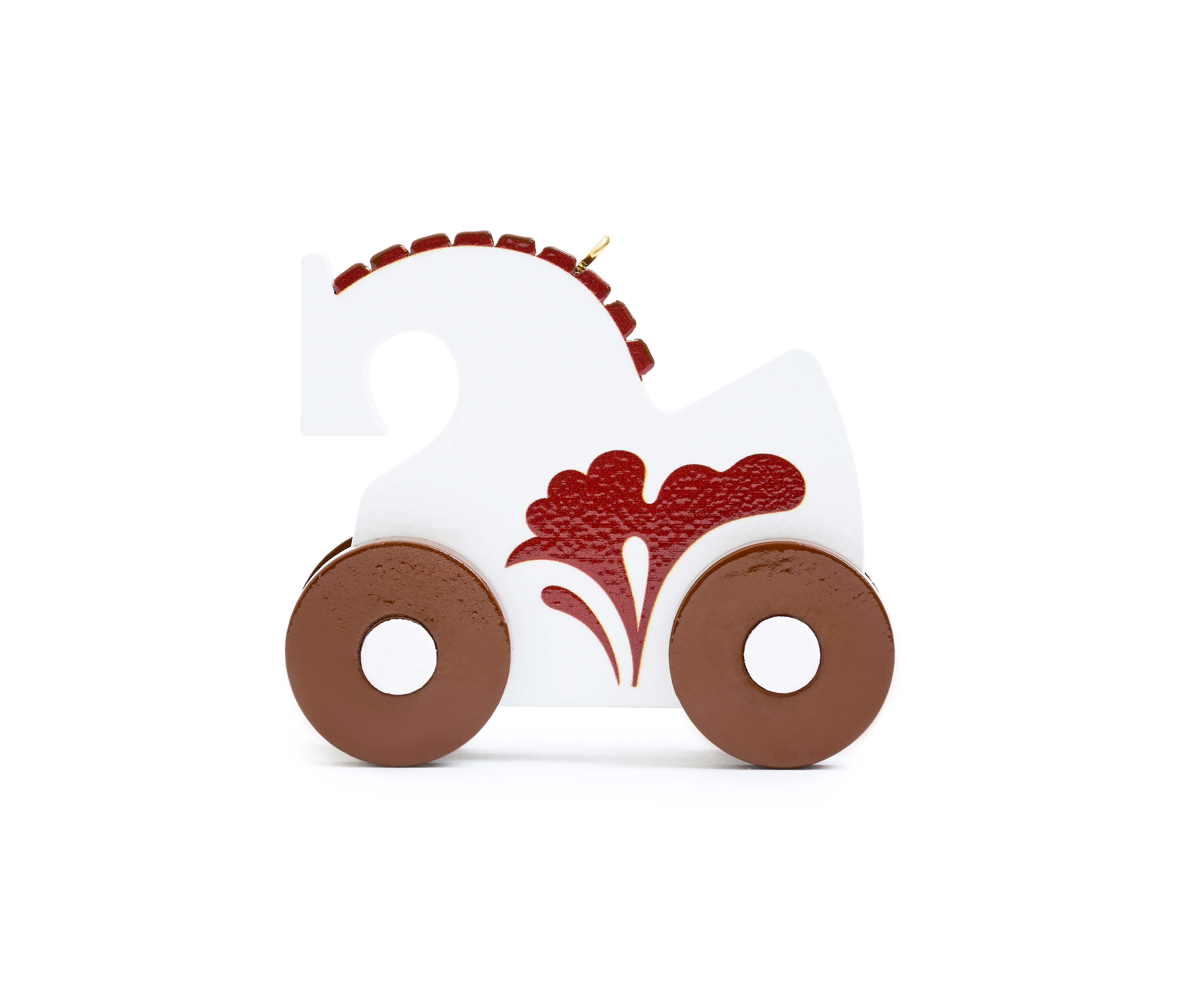 Белый/Коричневый