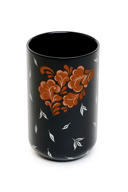 Стакан "Царский" большой (дерево, хохломская роспись)