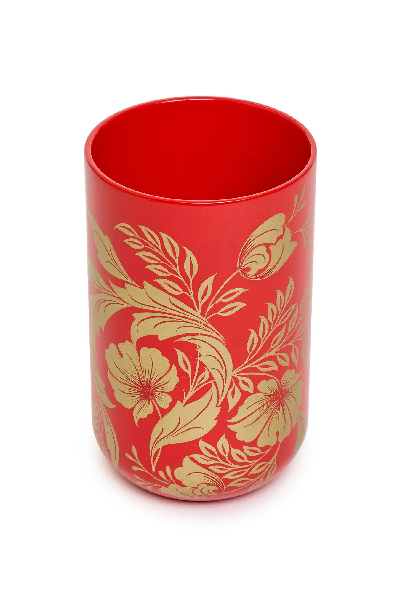 Стакан "Царский" большой (дерево, хохломская роспись)