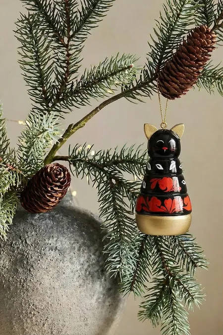 Елочная игрушка "Котик"  