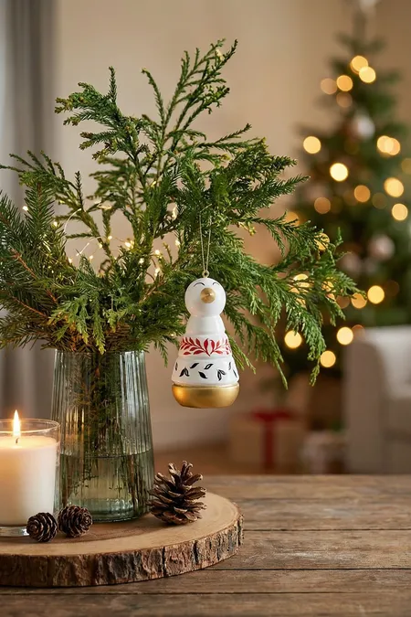 Елочная игрушка "Птичка" 