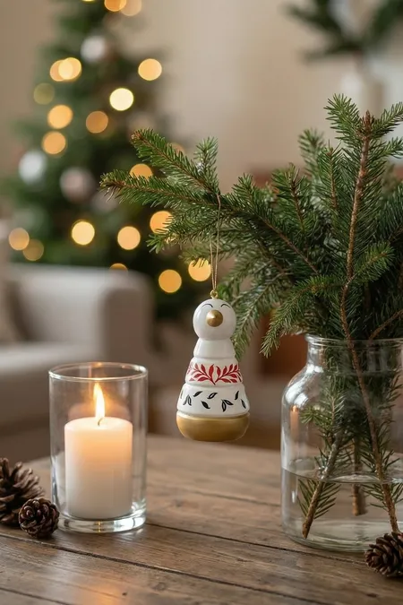 Елочная игрушка "Птичка" 