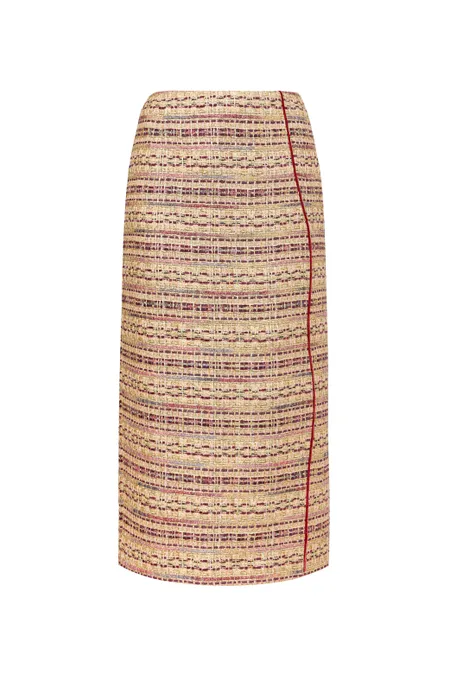 Юбка c декоративной отделкой