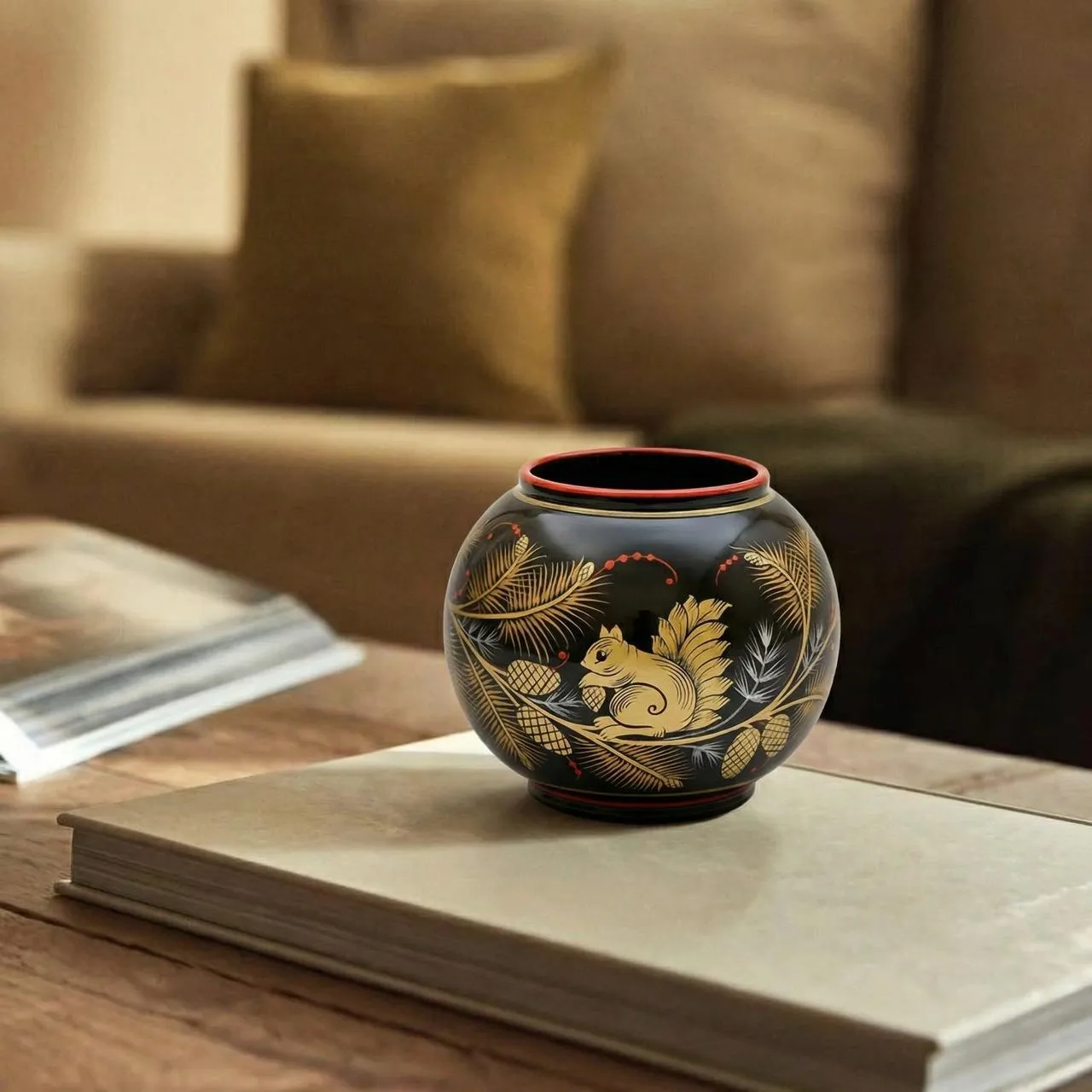 Ваза, коллекция «Белка в лесу»