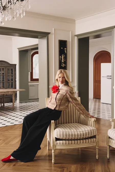 Брюки из костюмной ткани