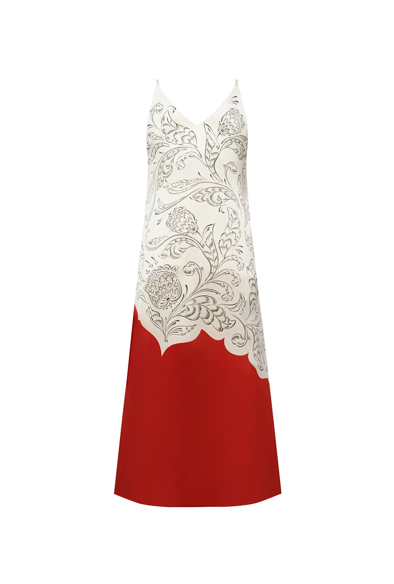 Платье-комбинация из премиального шелка