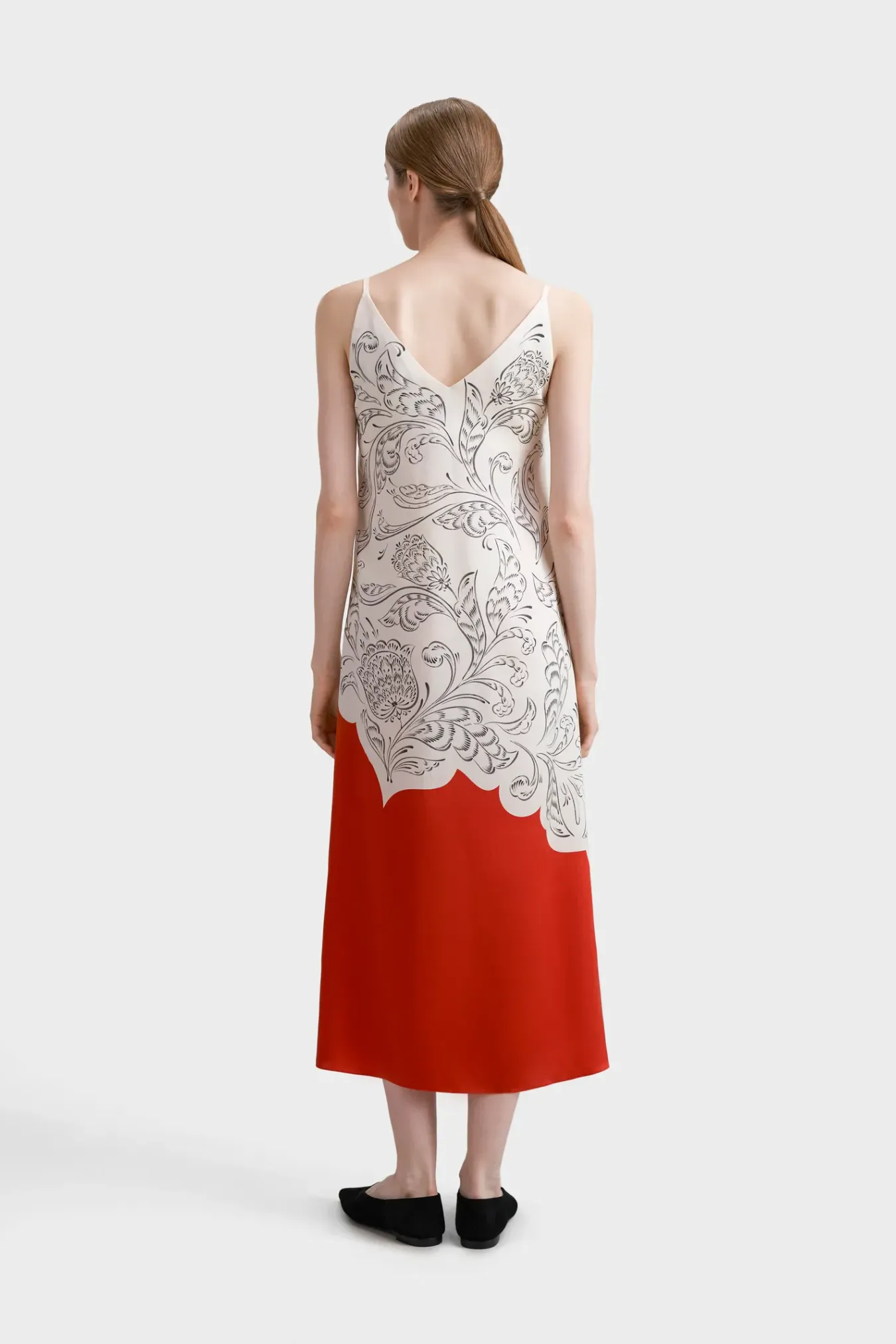 Платье-комбинация из премиального шелка