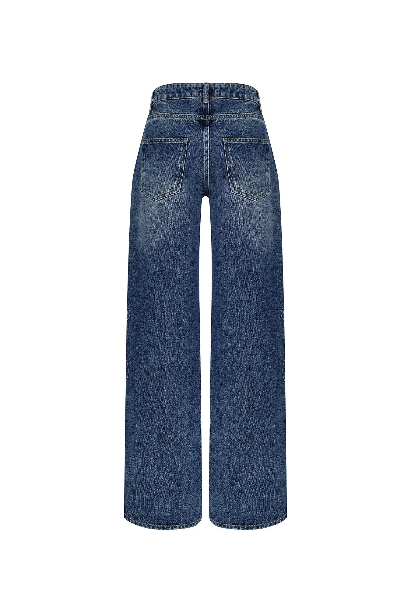 Джинсы с вышивкой