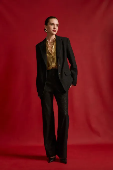 Кружевные брюки на шелковой подкладке