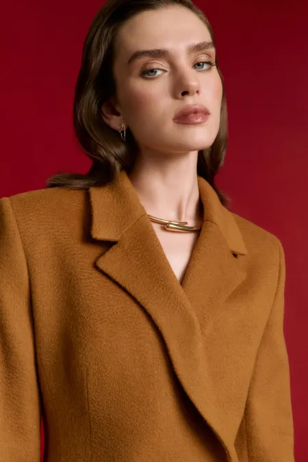 Пальто из 100% шерсти