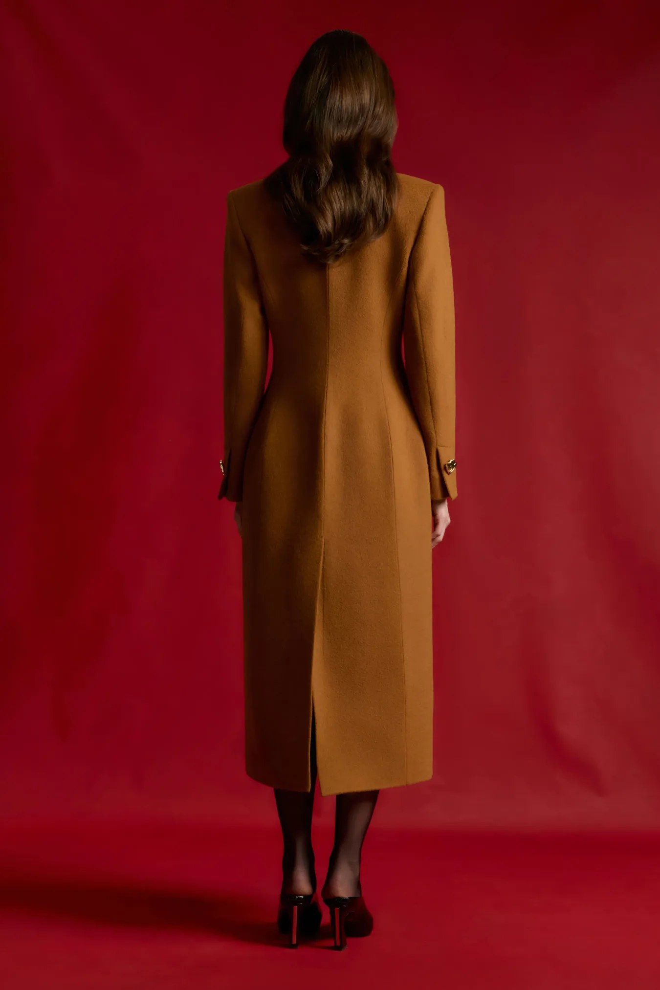 Пальто из 100% шерсти