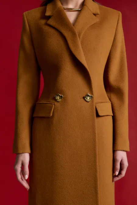 Пальто из 100% шерсти