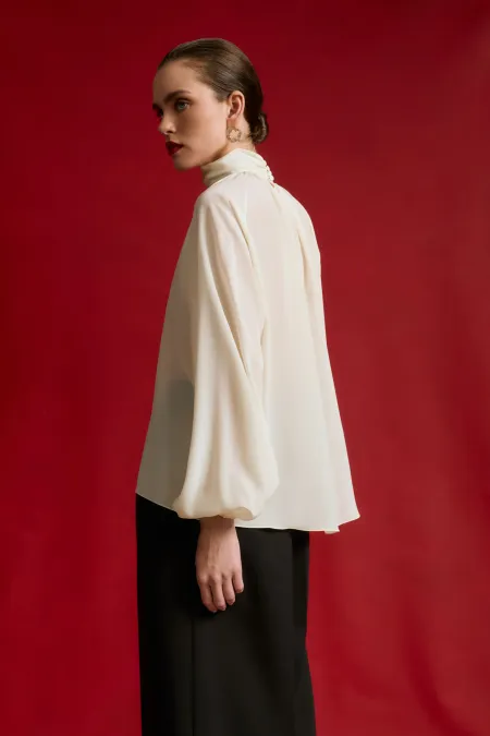 Шелковая блуза